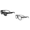 Magid Gemstone Classic Black Frame Y50 Safety Glasses wPermanent Side ShieldsClear, Gray Double Pack, 2PK Y50BKAFCGYDP
